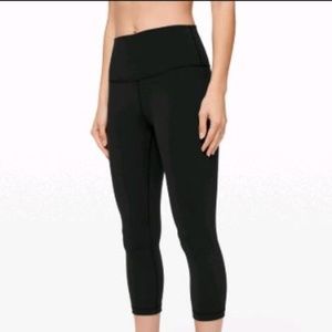 LululemonBlack High Waist Wunder Under Leggings